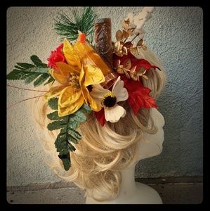 Holiday Tiki Hair Flower🌺🌻🌹🌷